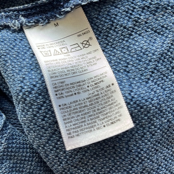 NWOT midi denim dress - Picture 8 of 8